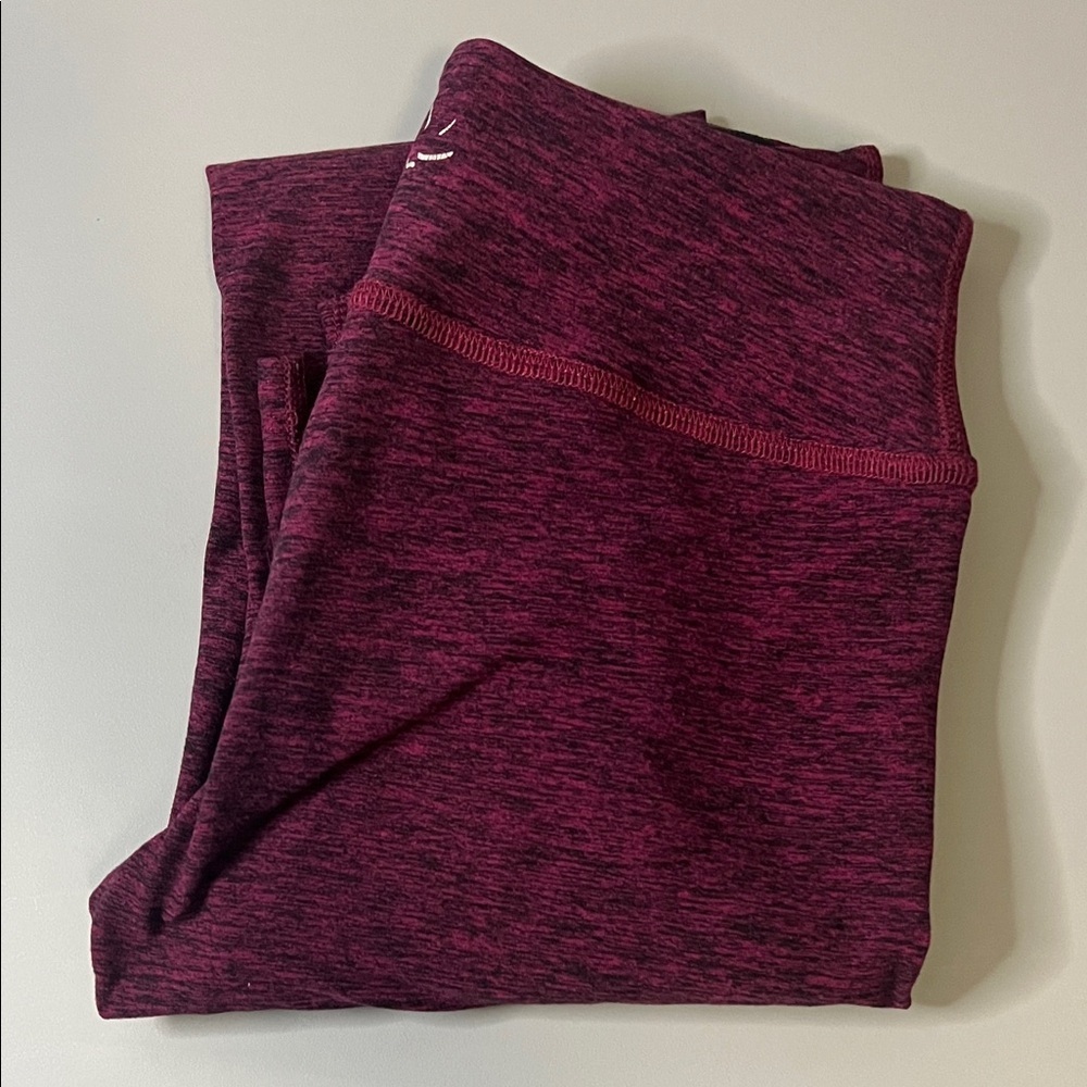 Beyond Yoga Pink/Black Spacedye Leggings Size XS